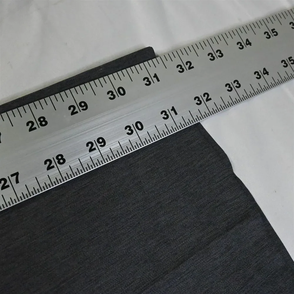 Stafford 38 x 32 Gray Classic Fit Travel Performance Microfiber Mens Dress Pants